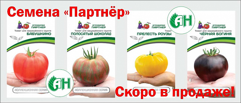 Семена агрофирмы "Партнёр" - скоро в продаже